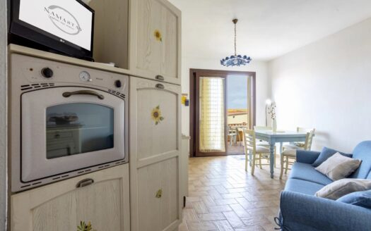 Apartment in Valledoria with Courtyard Near the Sea